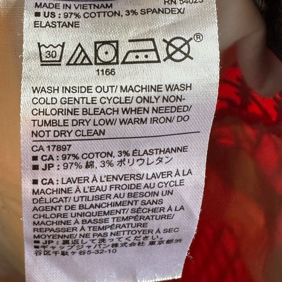 Banana Republic Preppy Flat Front Red/Navy Woven Pattern Cotton Shorts Sz 10 - Picture 6 of 8